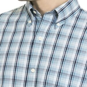 Arrow Blue/Aqua and White Casual Button Down Shirt